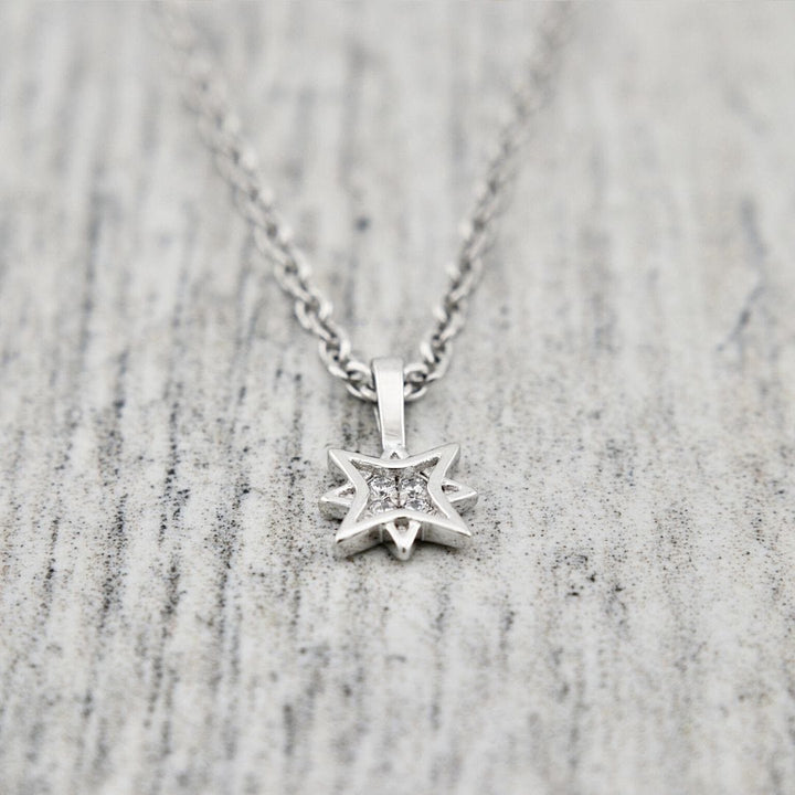 Mathieu Blanchard Collier Étoile du Nord en argent sterling