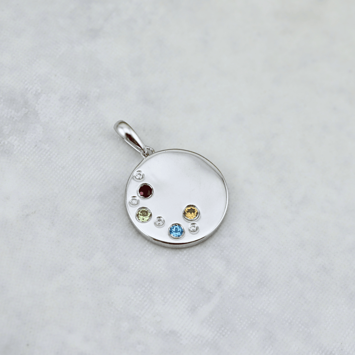 Collier Famille Mathieu Blanchard Collier Pendentif Famille à personnaliser en or 14K - 18K ou platine | Mathieu Blanchard Mathieu Blanchard Joaillerie
