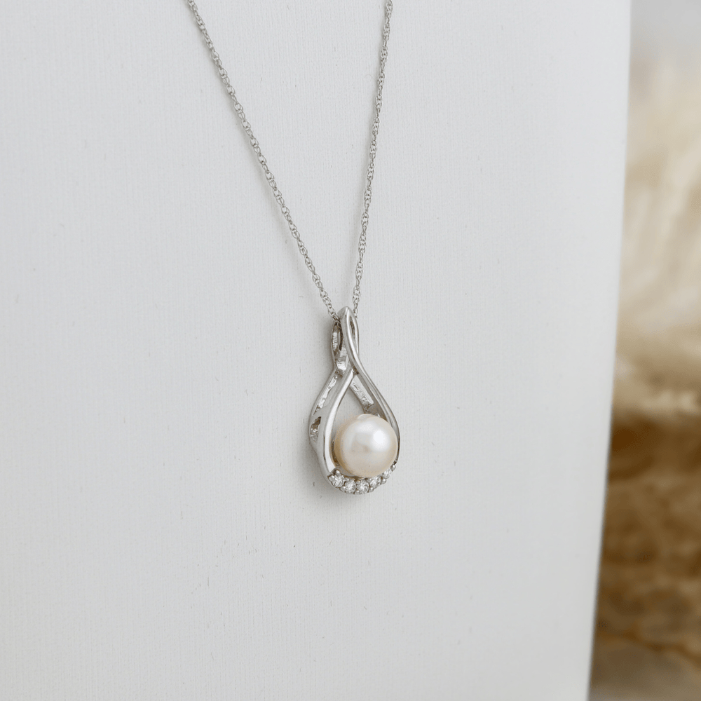 - Colliers Collier Orya en or 10K, perle et diamants