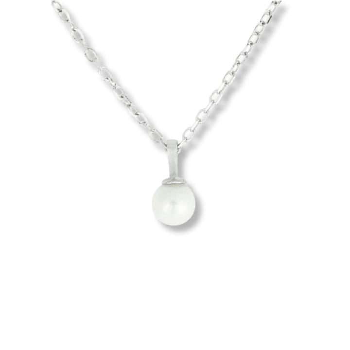 Mathieu Blanchard Collier Petite perle en argent sterling