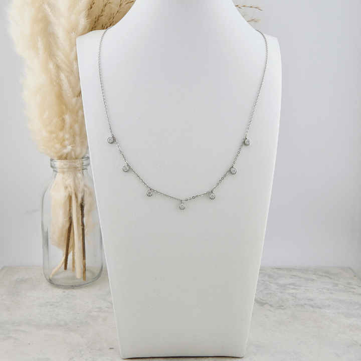Collier serti de moissanites en or 14k Mathieu Blanchard Colliers Collier avec moissanites  ( Scintillant en or 10K et moissanites | Mathieu Blanchard Mathieu Blanchard Joaillerie