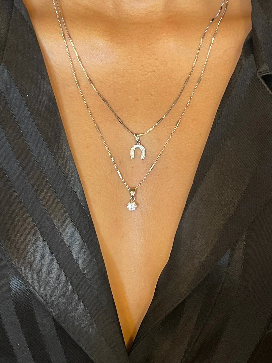 Caroline Néron Colliers Collier Touch Of Glam en argent sterling