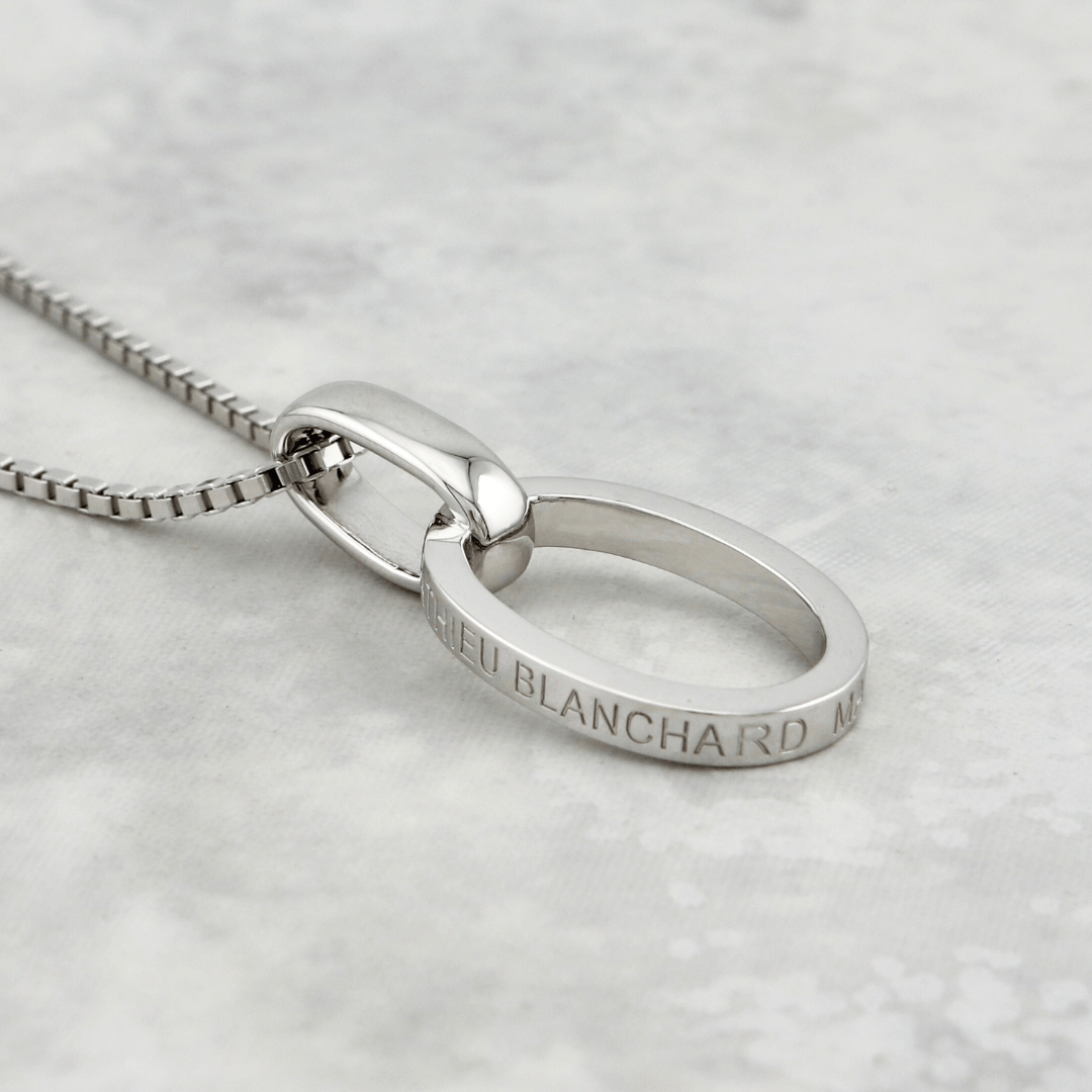 Mathieu Blanchard Collier Union en argent sterling