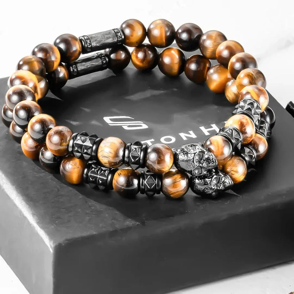 Duo de bracelets Specter en acier inoxydable SkeletonHD Bracelets Acier inoxydable Duo de bracelets Specter, SkeletonHD | Mathieu Blanchard Mathieu Blanchard Joaillerie