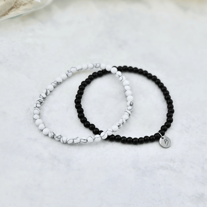 Mathieu Blanchard Bracelets Duo de bracelets Turquoise et Onyx