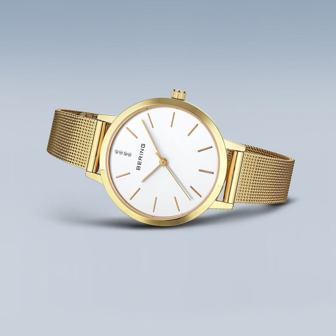 Bering Montre Ensemble cadeau Montre Bering Classic Or 34mm 13434-334-GWP
