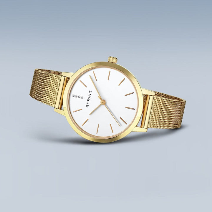 Bering Montre Ensemble cadeau Montre Bering Classic Or 34mm 13434-334-GWP