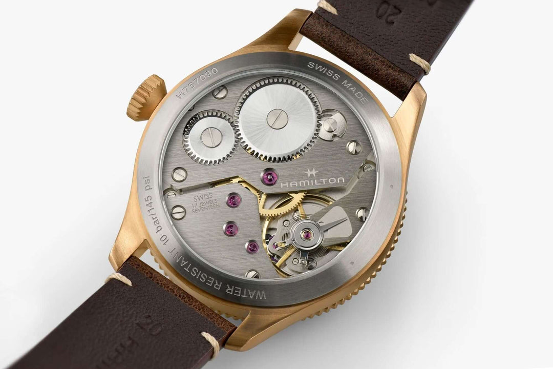 www.bandierajewellers.com Watches Hamilton Khaki Aviation Pilot Pioneer Mechanical Bronze 43mm Watch H76709510