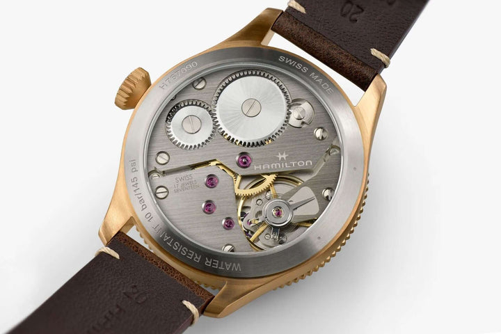 www.bandierajewellers.com Watches Hamilton Khaki Aviation Pilot Pioneer Mechanical Bronze 43mm Watch H76709510