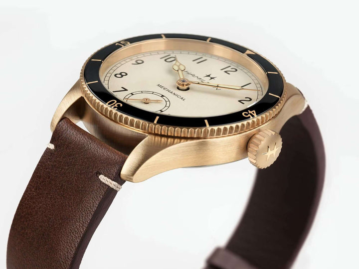 www.bandierajewellers.com Watches Hamilton Khaki Aviation Pilot Pioneer Mechanical Bronze 43mm Watch H76709510