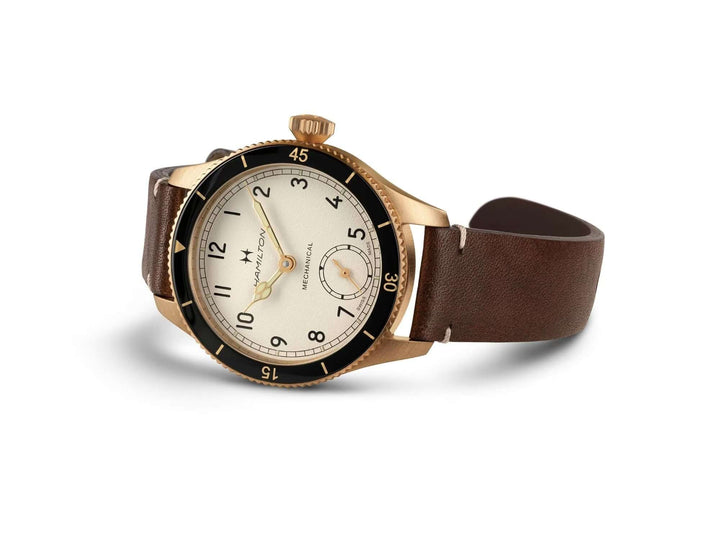 www.bandierajewellers.com Watches Hamilton Khaki Aviation Pilot Pioneer Mechanical Bronze 43mm Watch H76709510