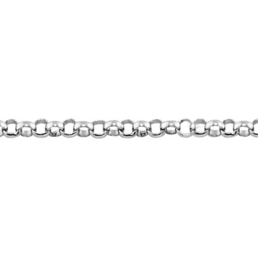 Mathieu Blanchard Bracelet de cheville Rolo en argent sterling