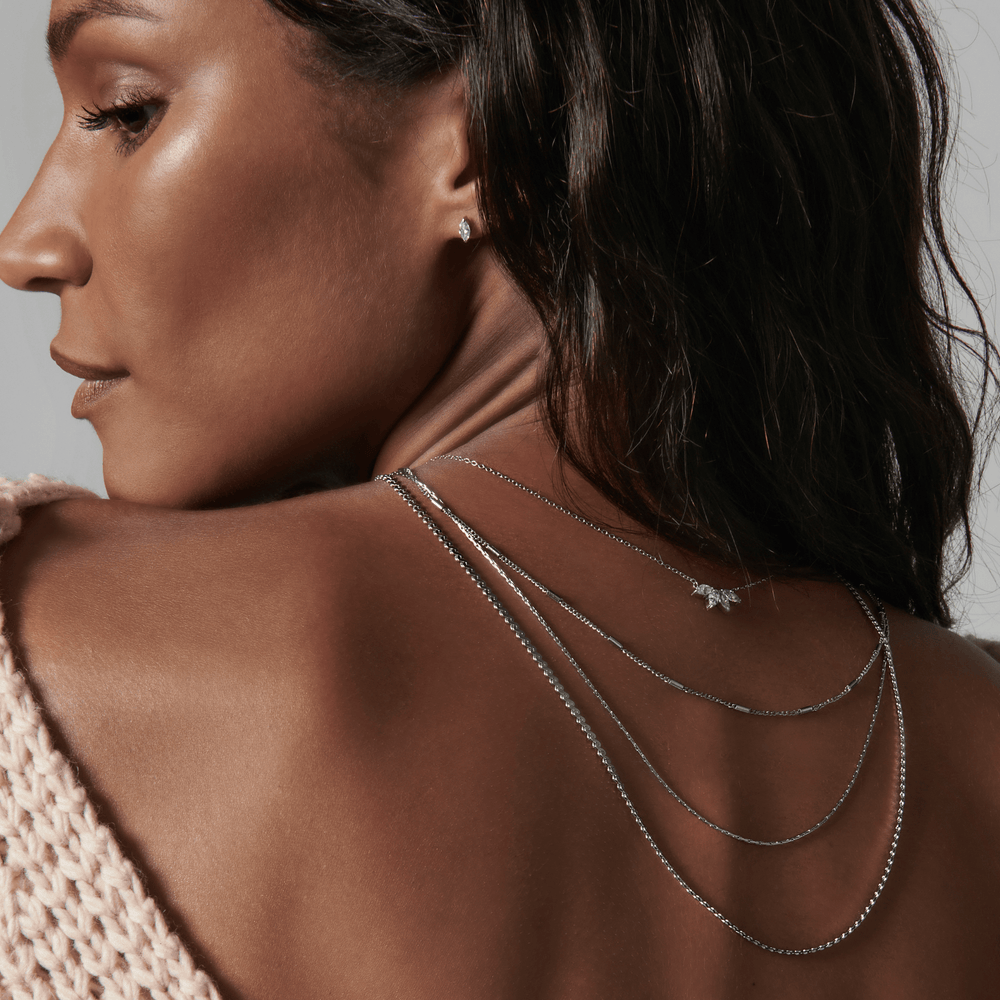 Mia Bijoux Pendants Collier Cadence en acier