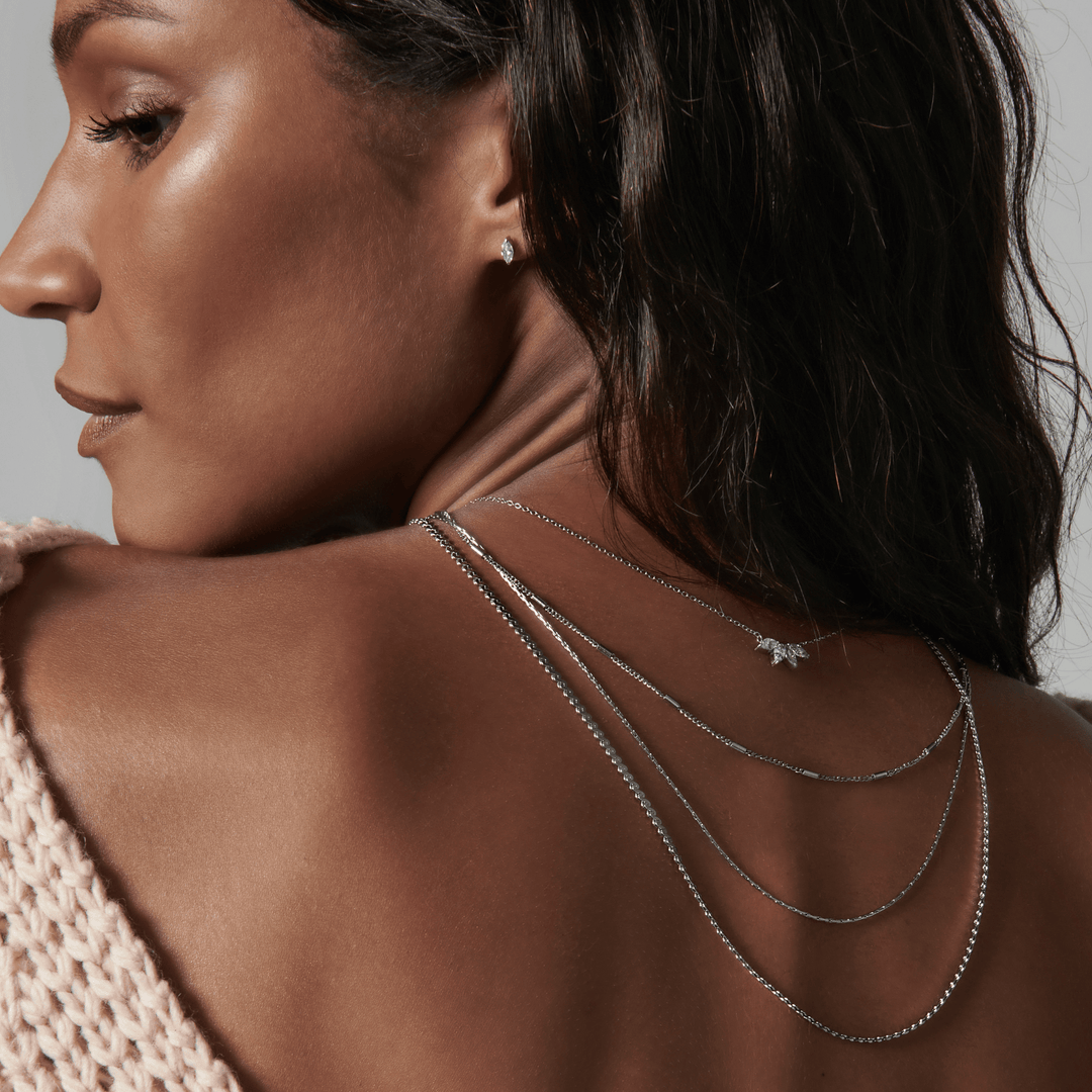 Mia Bijoux Pendants Collier Cadence en acier