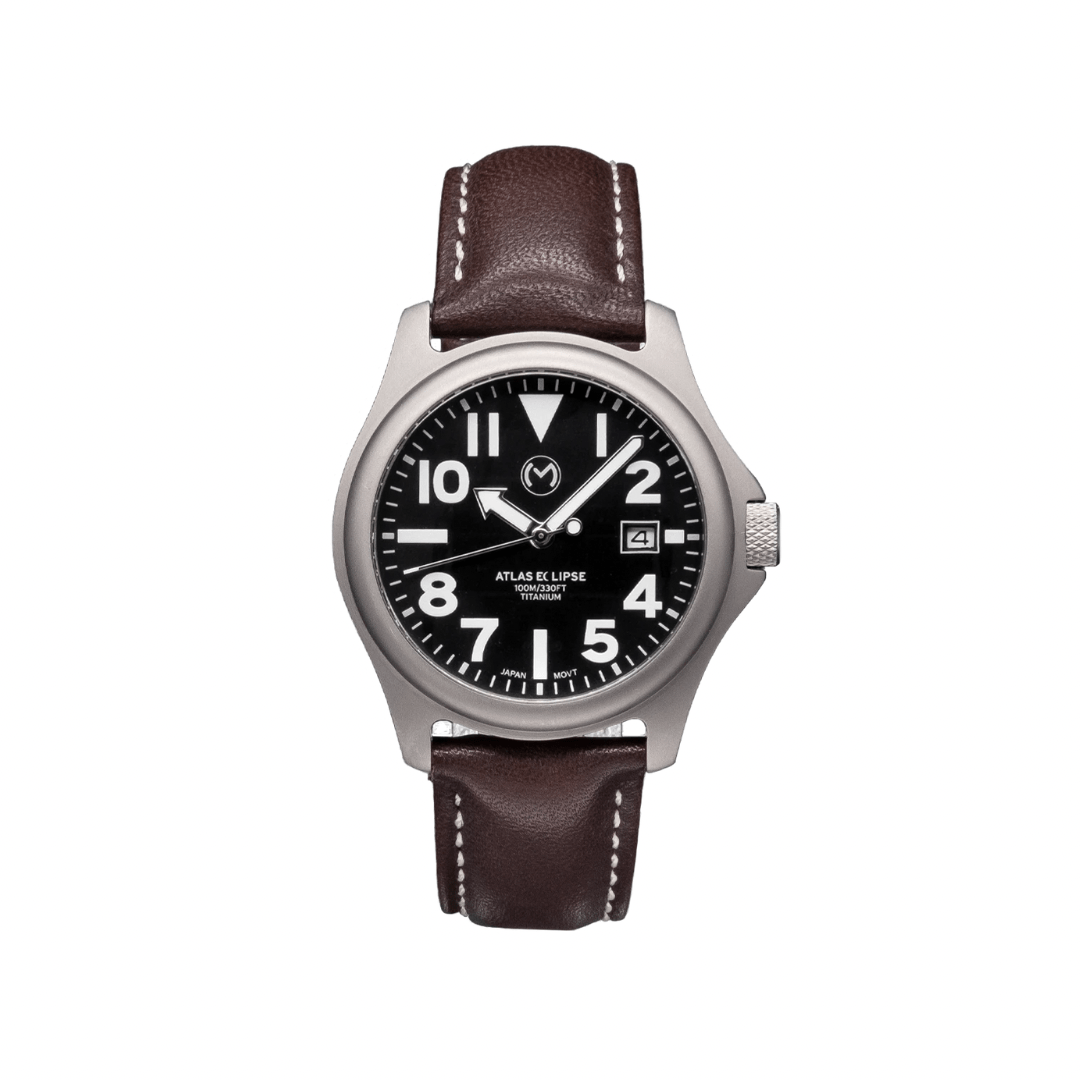 Momentum Montres Montre à énergie solaire 38mm Atlas Eclipse