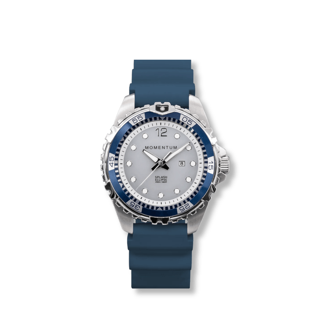 Momentum Montres Montre à énergie solaire 38mm Eclipse bleue