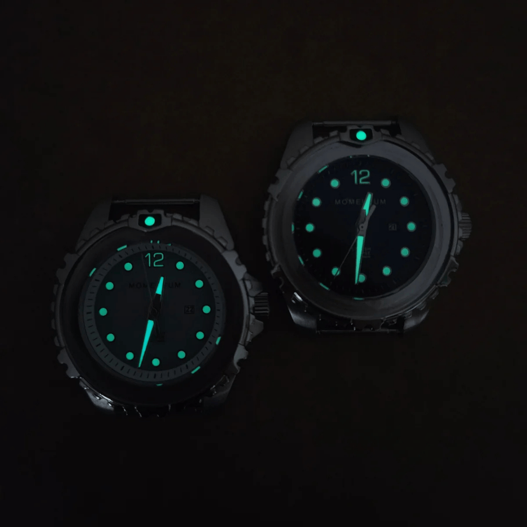 Momentum Montres Montre à énergie solaire 38mm Eclipse khaki
