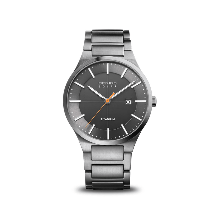 Bering Montre Montre à énergie solaire Bering Argent 39mm 15239-779