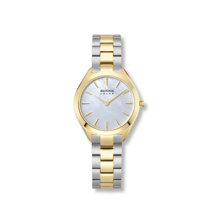 Montre à énergie solaire Bering Classic 2 tons 31mm 17331 710 Bering Montre Acier inoxydable plaqué or jaune 17331-710 Montre à énergie solaire Bering Classic 2 tons 31mm 17331-710 - Mathieu Blanchard Mathieu Blanchard Joaillerie