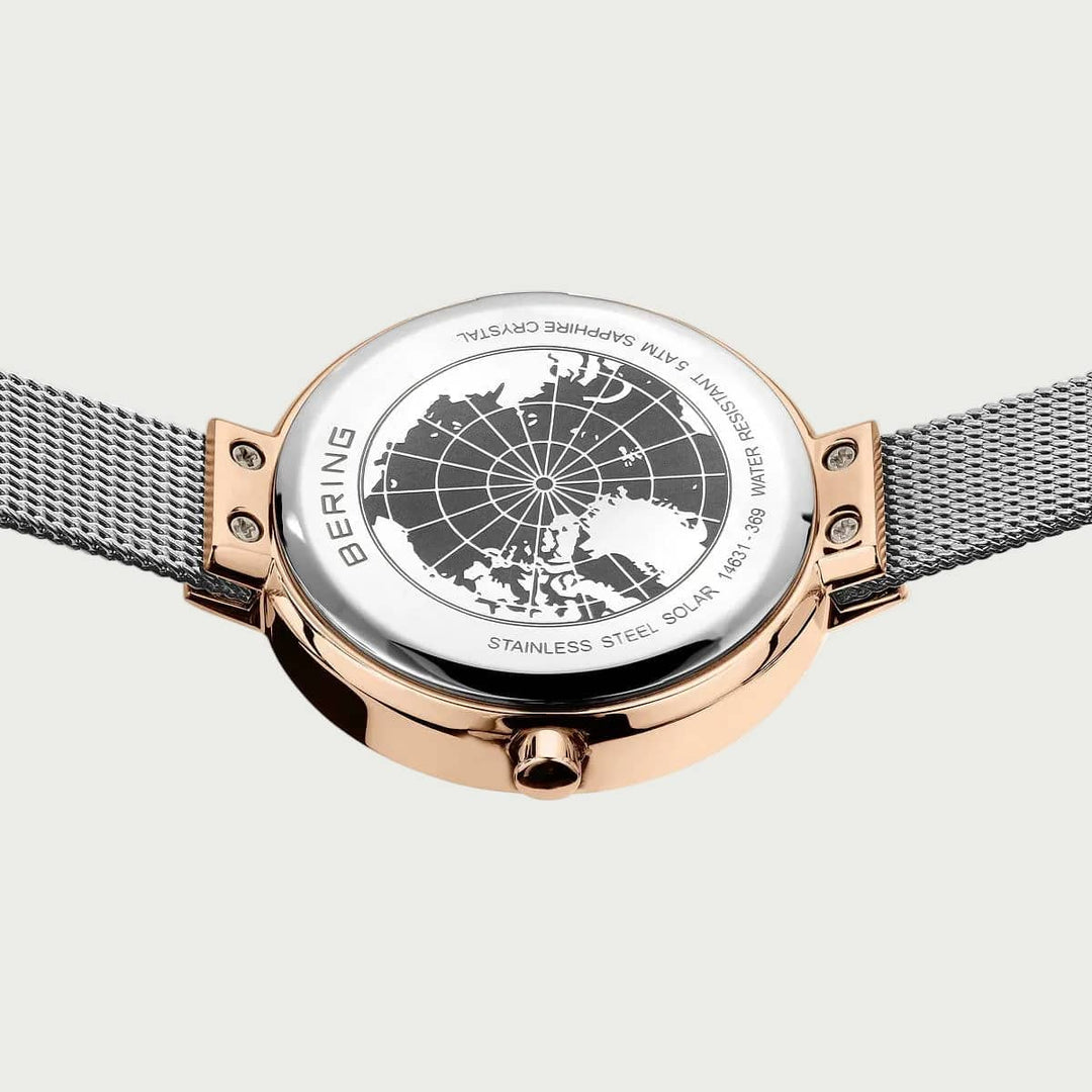 Montre à énergie solaire Bering Classic 31mm 14631 369 Bering Montre Acier inoxydable plaqué or rose 14631-369 Montre Solaire Bering Classic 31mm 14631 369 | Mathieu Blanchard Mathieu Blanchard Joaillerie