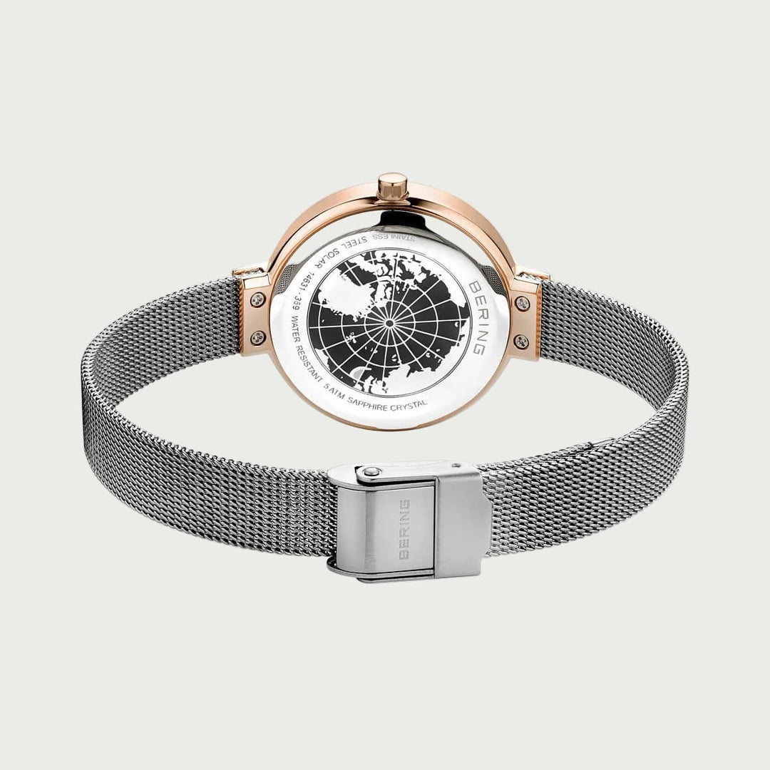 Montre à énergie solaire Bering Classic 31mm 14631 369 Bering Montre Acier inoxydable plaqué or rose 14631-369 Montre Solaire Bering Classic 31mm 14631 369 | Mathieu Blanchard Mathieu Blanchard Joaillerie