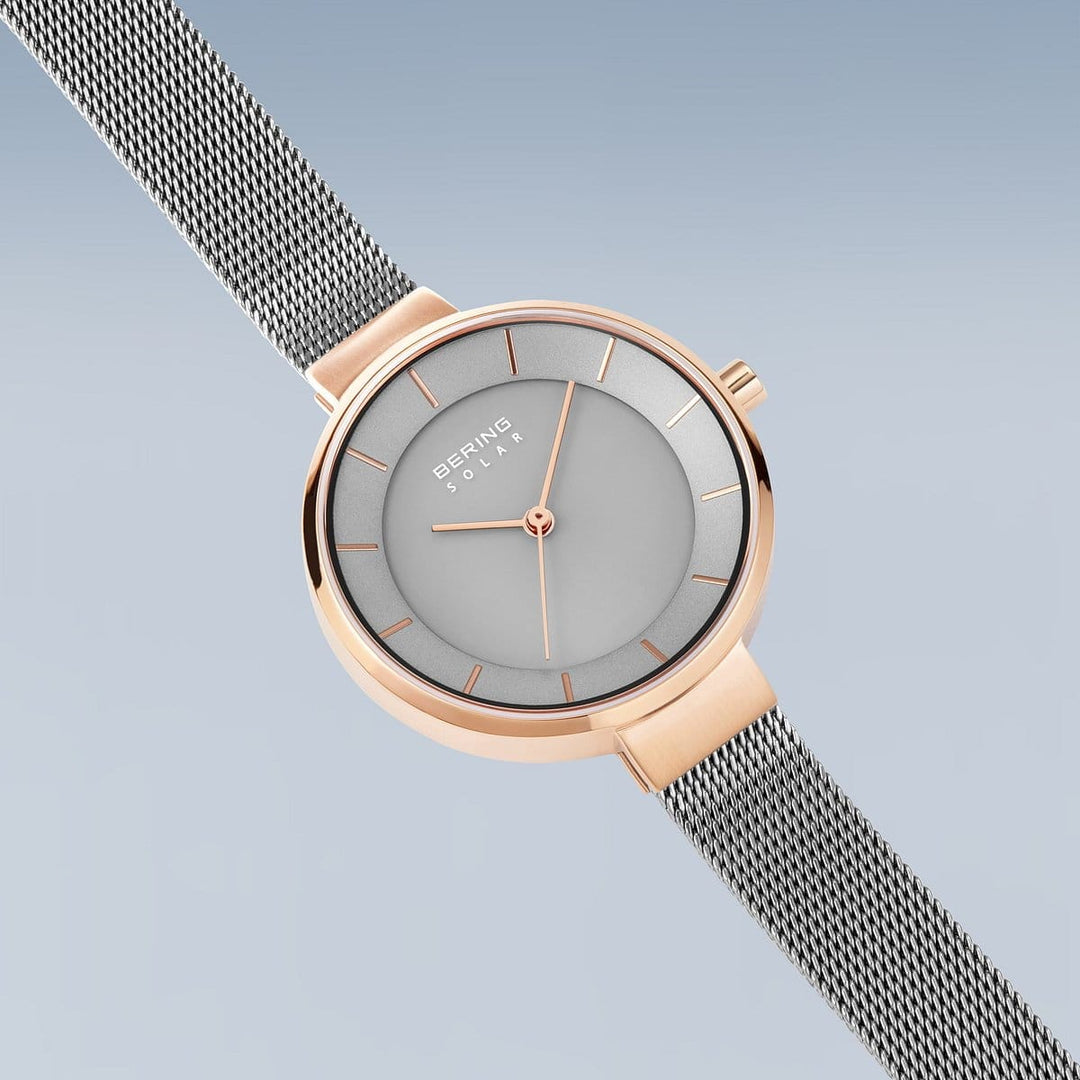 Montre à énergie solaire Bering Classic 31mm 14631 369 Bering Montre Acier inoxydable plaqué or rose 14631-369 Montre Solaire Bering Classic 31mm 14631 369 | Mathieu Blanchard Mathieu Blanchard Joaillerie