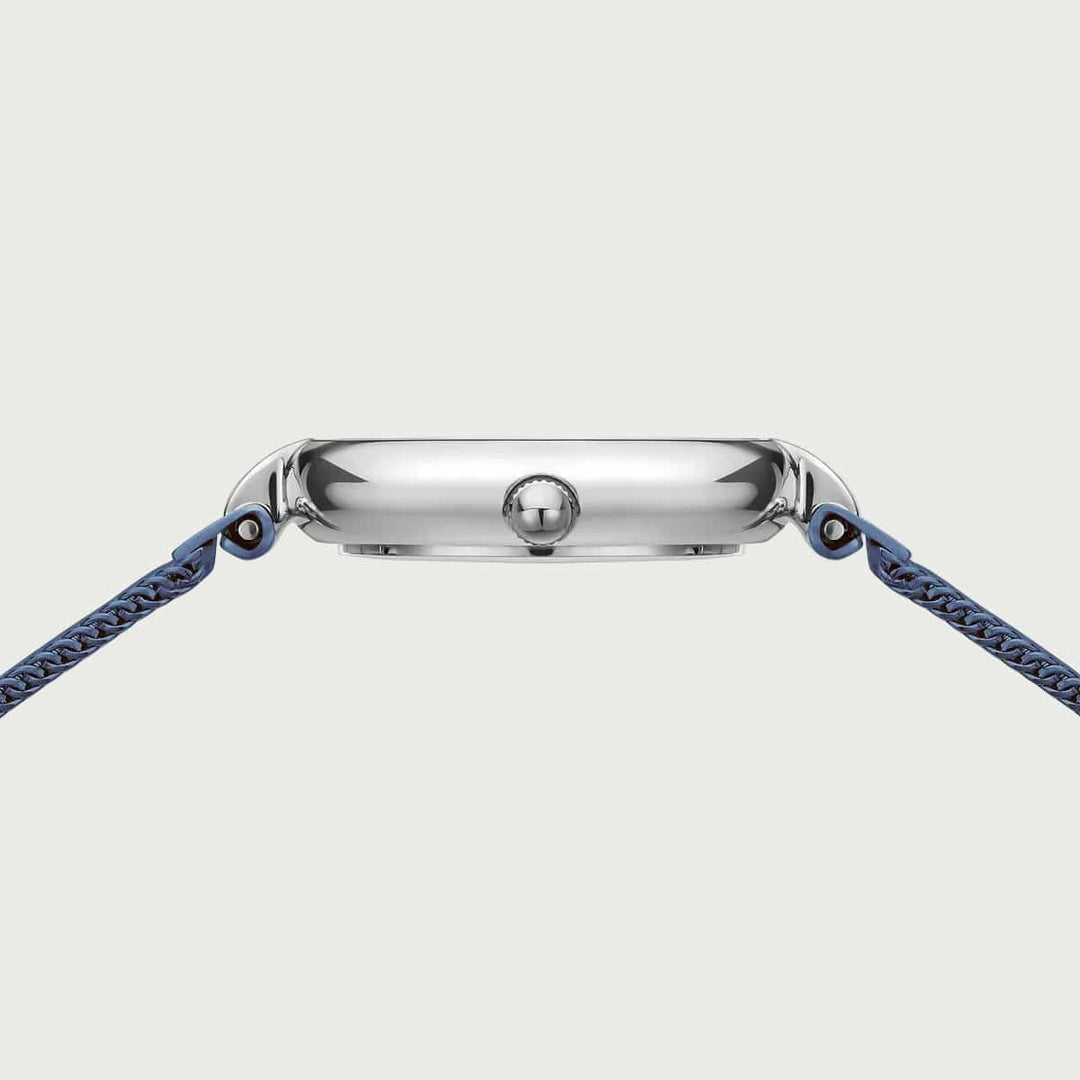 Bering Montre Montre Bering Argent Bleu Brillant 24mm 17724-307