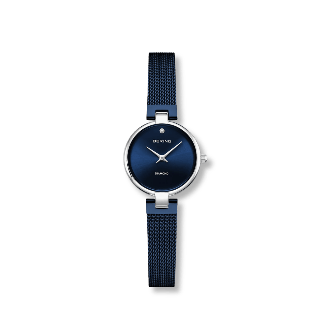 Bering Montre Montre Bering Argent Bleu Brillant 24mm 17724-307