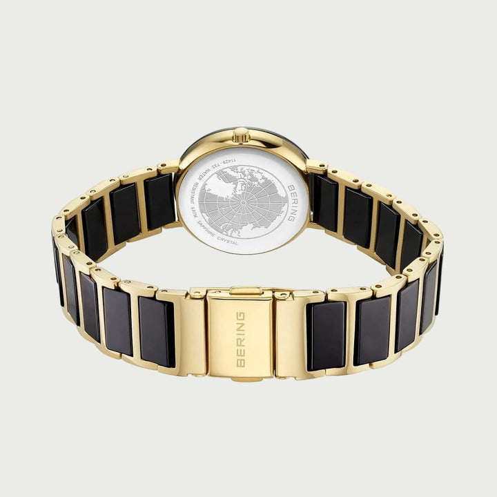 Montre Bering Ceramique 29mm 11429 732 Bering Montre Acier inoxydable plaqué or jaune 11429-732 Montre Bering Ceramique Noire 29mm 11429-732 | Mathieu Blanchard Mathieu Blanchard Joaillerie