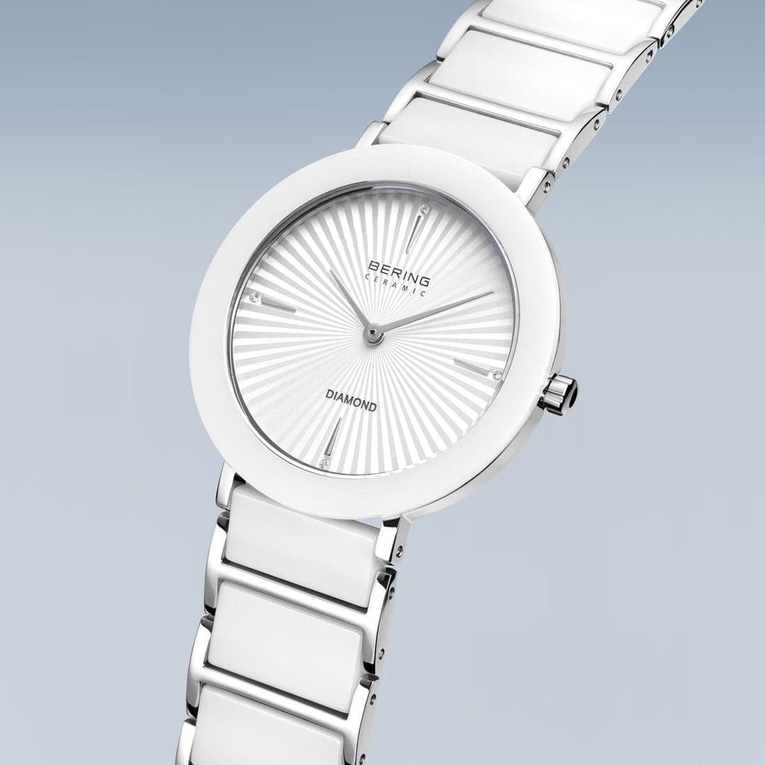 Bering Montre Montre Bering Ceramique Blanche 34mm 11435-753