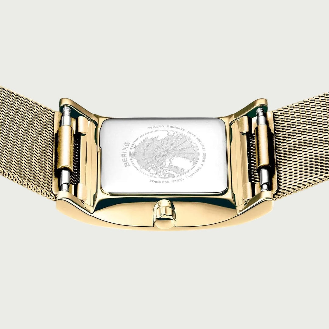 Montre Bering Classic Rectangulaire26mm 10426 333 S Bering Montre Acier inoxydable plaqué or jaune 10426-333-S Montre Bering Classic Rectangulaire Or 26mm 10426-333-S | Mathieu Blanchard Mathieu Blanchard Joaillerie