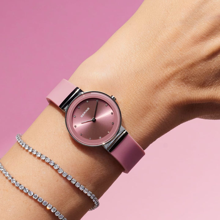Montre Bering Classic Rose 29mm 10129 909 Bering Montre Acier inoxydable 10129-909 Montre Bering Classic Rose 29mm 10129-909 | Dépositaire officiel Bering Canada Mathieu Blanchard Joaillerie