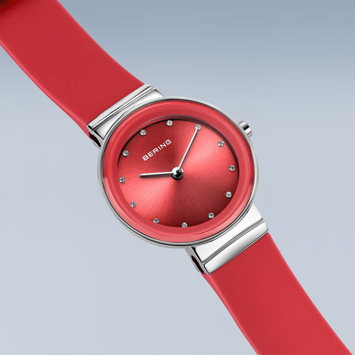 Montre Bering Classic Rouge 29mm 10129 503 Bering Montre Acier inoxydable 10129-503 Montre Bering Classic Rouge 29mm 10129-503 | Mathieu Blanchard Mathieu Blanchard Joaillerie