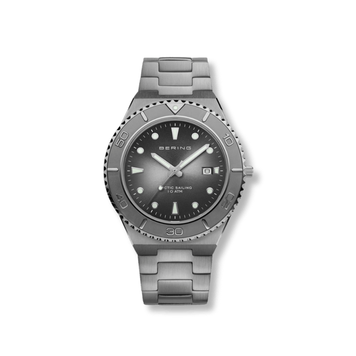 Montre Bering Titanium Gris 40mm 18940 777 Bering Montre Acier inoxydable 18940-777 Montre Bering Titanium Gris 40mm 18940-777 - Mathieu Blanchard - Dépositaire officiel Bering Canada Mathieu Blanchard Joaillerie