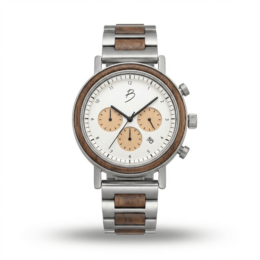 Mathieu Blanchard Montres Noyer Montre Graham en bois de noyer