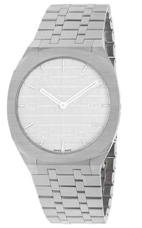 Gucci QUARTZ Montre Gucci 'Montre Gucci 25H' Steel  YA163407