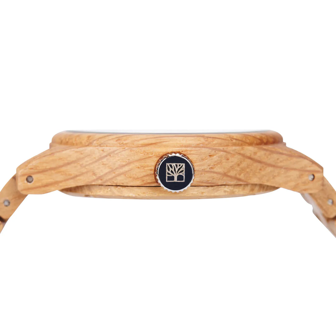 Roadtripmadewood Montre en bois Montre Horizon - Boréal en bois