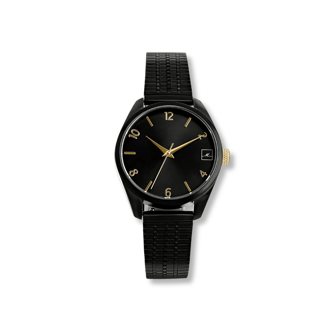 Montre Mia acier inox Kendall Mia Bijoux Montre Acier inoxydable plaqué noir W424M02DONO Montre Mia acier inox noir Kendall | Mathieu Blanchard Joaillerie Mathieu Blanchard Joaillerie