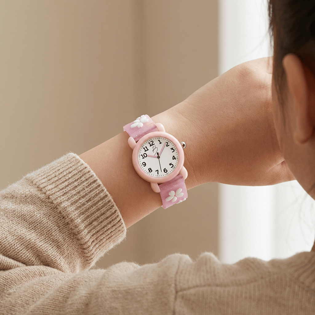 Mathieu Blanchard Montre pour enfant Fleurs