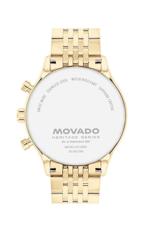 www.bandierajewellers.com CHRONOGRAPH Movado Heritage Series Calendoplan 3650210