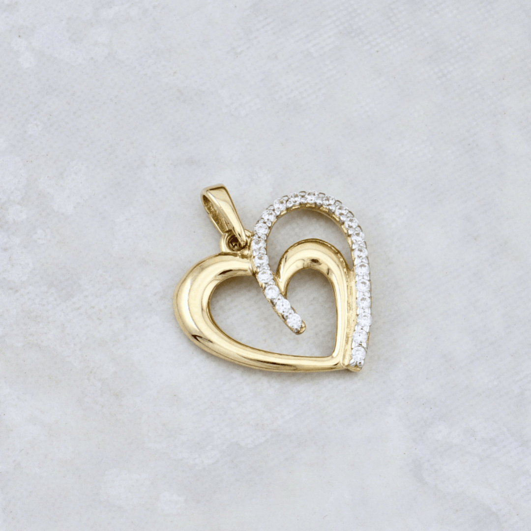 - Colliers Pendentif Coeur en or 10K