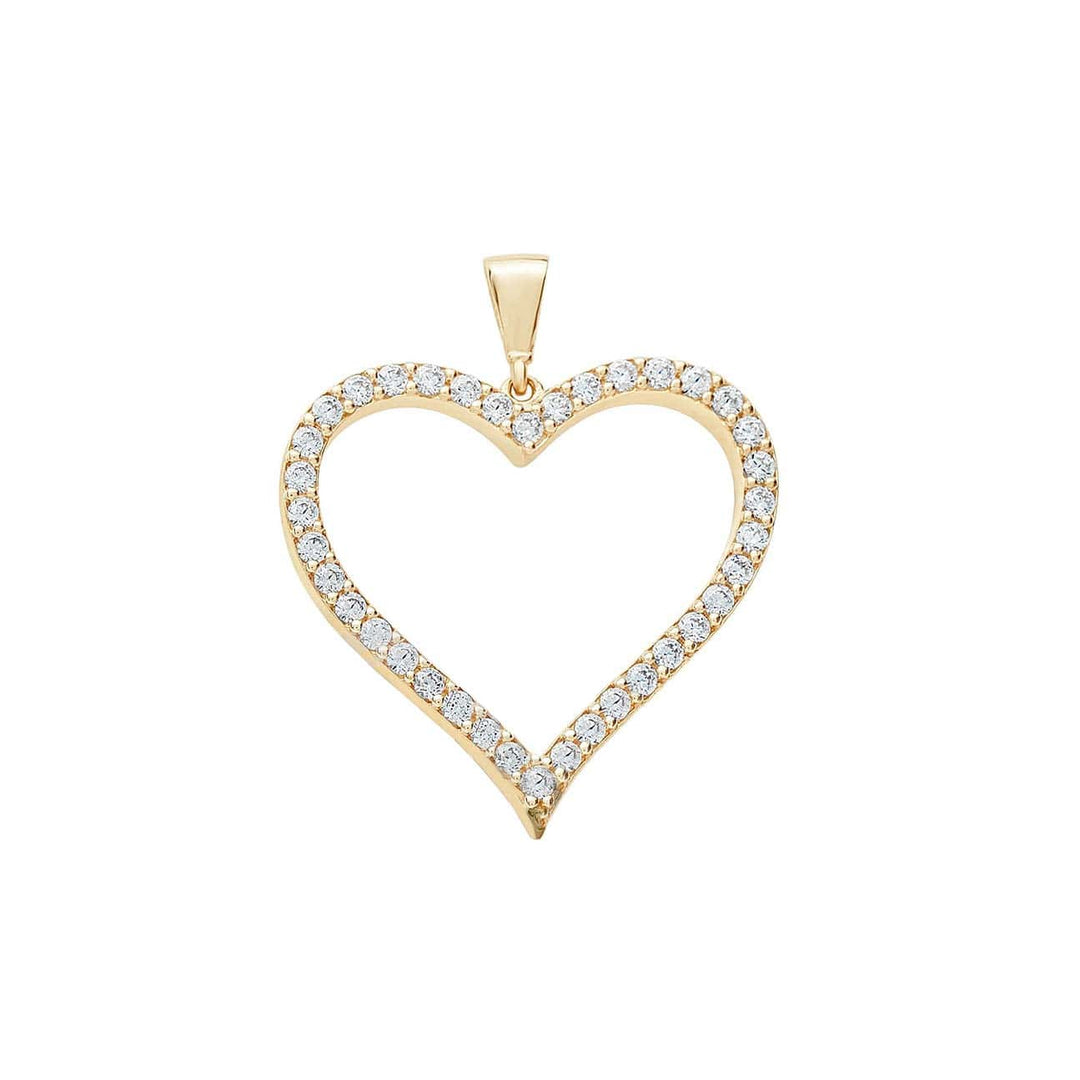 - Breloques et pendentifs Doré / Or 10K Pendentif Coeur en or jaune 10K