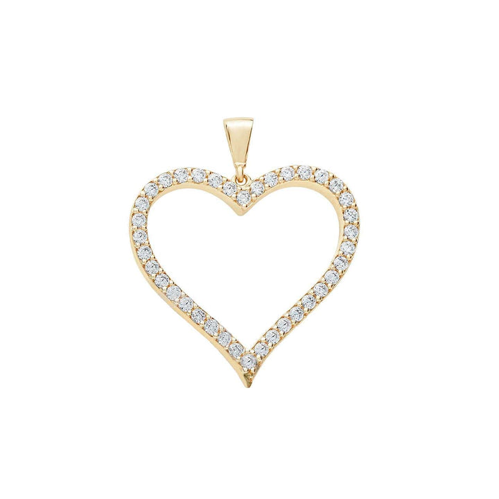 - Breloques et pendentifs Doré / Or 10K Pendentif Coeur en or jaune 10K