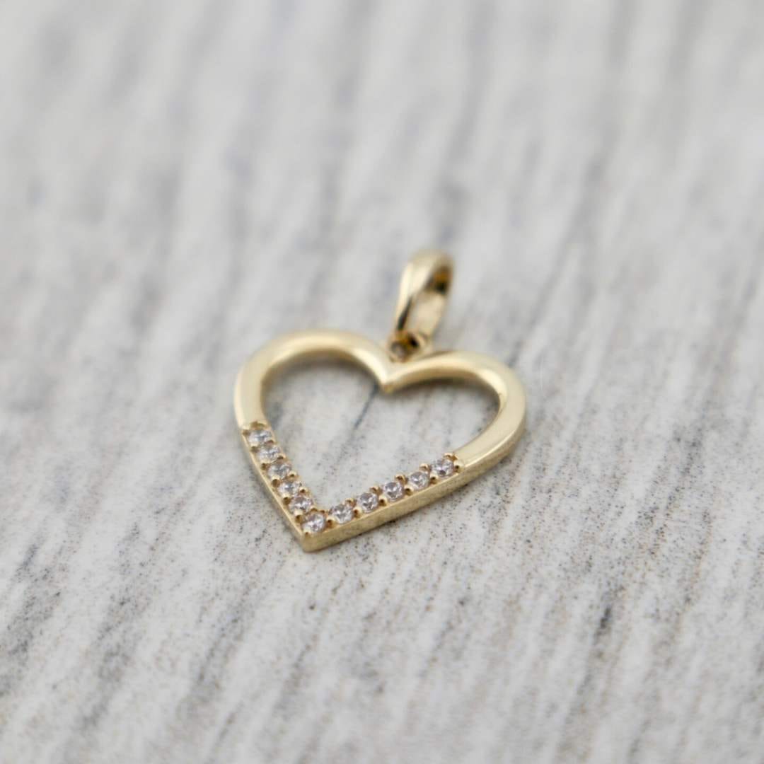- Breloques et pendentifs Doré / Or 10K Pendentif Coeur en or jaune 10K