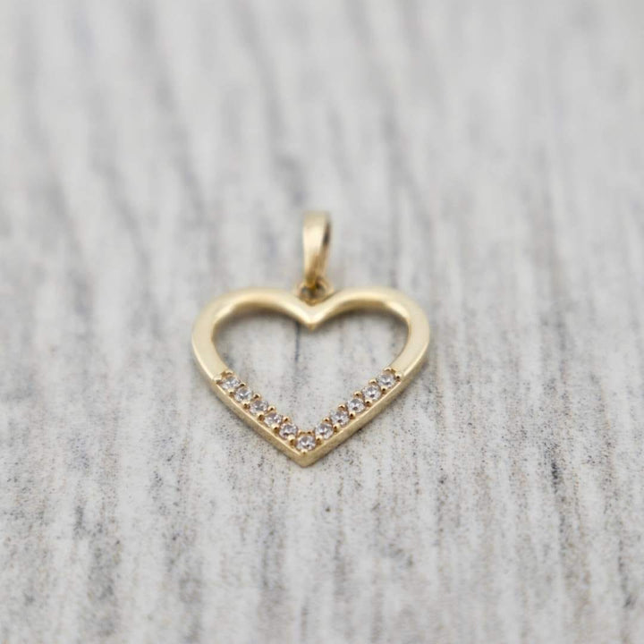 - Breloques et pendentifs Doré / Or 10K Pendentif Coeur en or jaune 10K