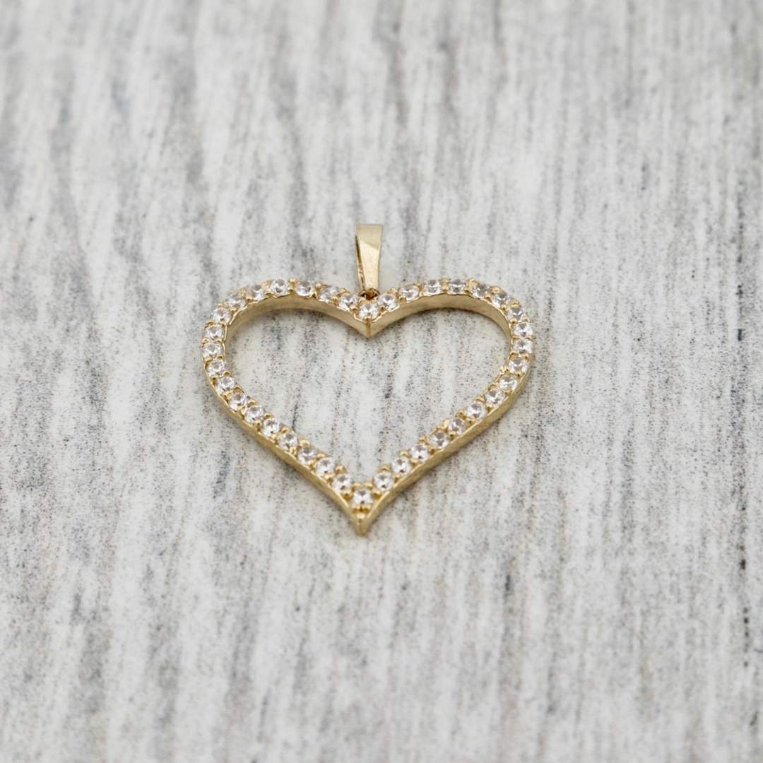 - Breloques et pendentifs Doré / Or 10K Pendentif Coeur en or jaune 10K
