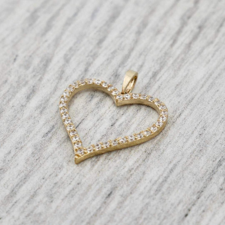 - Breloques et pendentifs Doré / Or 10K Pendentif Coeur en or jaune 10K