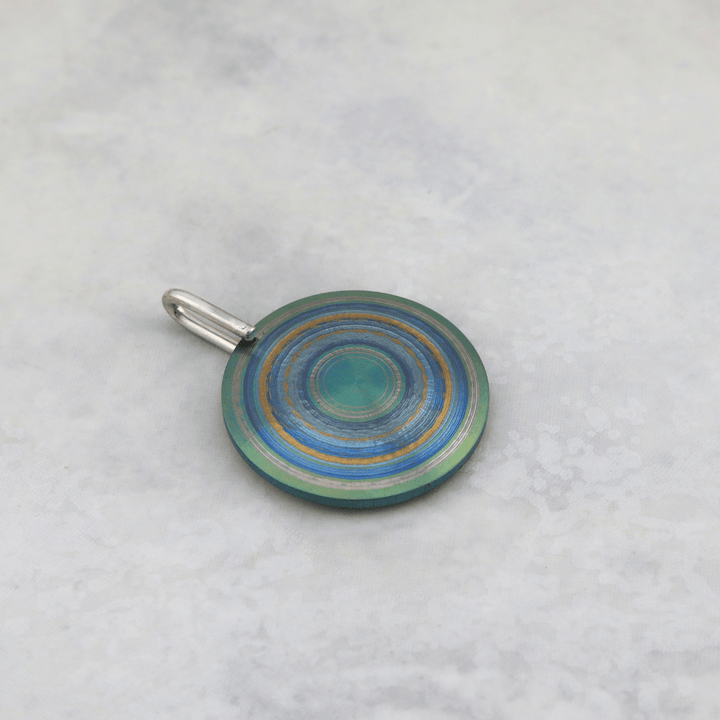 Christine Dwane Pendentif en argent sterling et titane