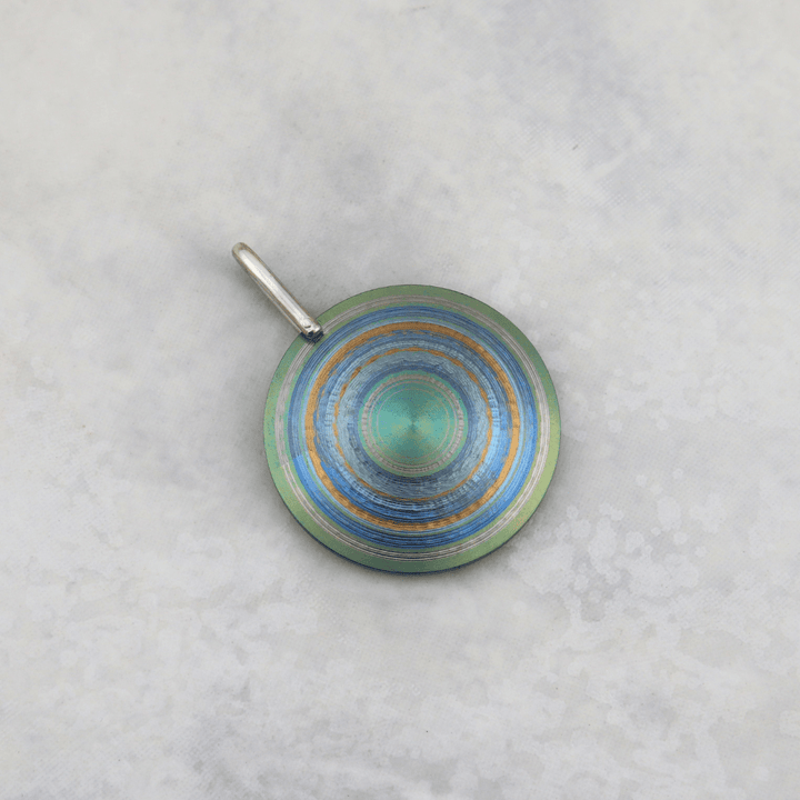 Christine Dwane Pendentif en argent sterling et titane
