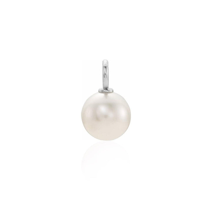 Mathieu Blanchard Argent sterling / 6 mm / Argent Pendentif perle d'eau douce et or 10K ou argent sterling